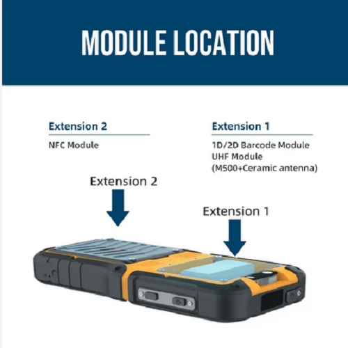 Industrial Rugged Android 13 PDA Handheld with NFC RFID Reader ...