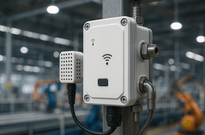 Industrial IoT sensor device with WiFi module