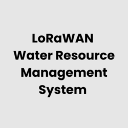 LoRaWAN Water Resource Management System