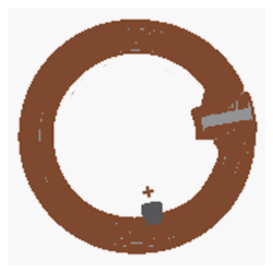 13.56 MHz HF RFID Jewelry Tag, 512 bits, PVC, 2-4cm Read Range - Asset Track Pro