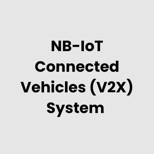 NB-IoT Connected Vehicles (V2X) System