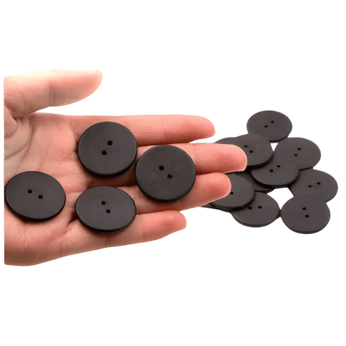 Custom Logo RFID Laundry Token, Washable Button Chip Tags - Asset Track Pro