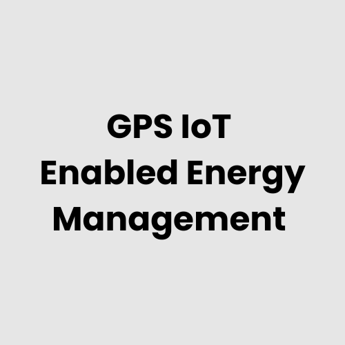GPS IoT Enabled Energy Management