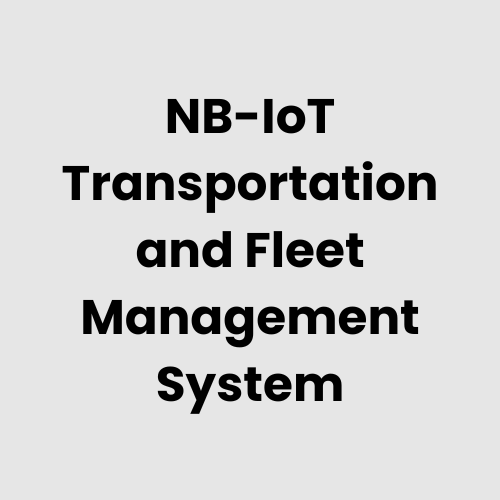 NB-IoT Transportation and Fleet Management System