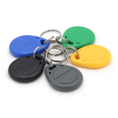 Asset Track Pro Supporting Custom CMY Printing And Encoding 125KHz Access Control Key Fob For Identification