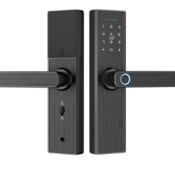 Advanced Fingerprint Door Lock with 360-Degree Recognition and Smart Voice Setup – Asset Track Pro