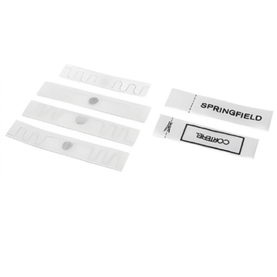 RFID Laundry Label for Reusable Textile Clothing, Washable NFC Tag - Asset Track Pro