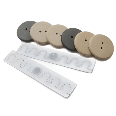 RFID Laundry Label for Reusable Textile Clothing, Washable NFC Tag - Asset Track Pro
