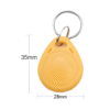 Asset Track Pro Supporting Custom CMY Printing And Encoding 125KHz Access Control Key Fob For Identification