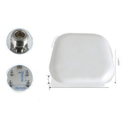 High-Gain RFID Flat Panel Antenna,  902-928 MHz, 8.5 dBi N Female Connector - Asset Track Pro
