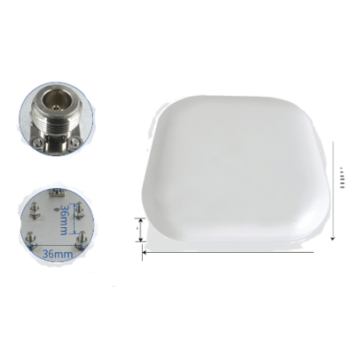 ATPANT-1351.png High-Gain RFID Flat Panel Antenna, 902-928 MHz, 8.5 dBi N Female Connector - Asset Track Pro