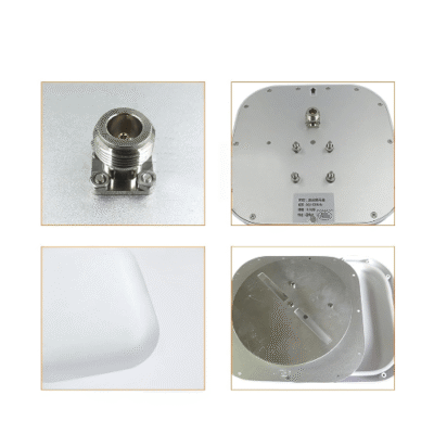 ATPANT-1352.png High-Gain RFID Flat Panel Antenna, 902-928 MHz, 8.5 dBi N Female Connector - Asset Track Pro