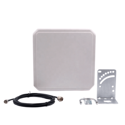 Asset Track Pro IP67 Waterproof Long Reading Circular Polarization Panel Rfid Antenna 9DBi UHF Rfid Antenna For Warehouse Management