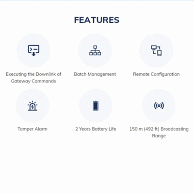 NRF 52 Series Beacon with Tamper Alarm, 2-Year Battery Life, and 150m Range - Asset Track Pro