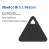 Portable Bluetooth Beacon, 160m Range, 3-Year Battery, Configurable App - Asset Track Pro