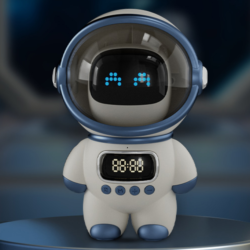 BLE 5.1 Smart AI Speaker with Alarm Clock & Night Light - Asset Track Pro
