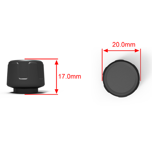 Universal BLE Motorcycle Tire Pressure Monitor with 2 Sensors - Asset Track Pro