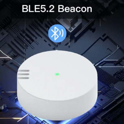 iBeacon with Sensors, 50m Range, Replaceable Battery, Customizable Case - Asset Track Pro