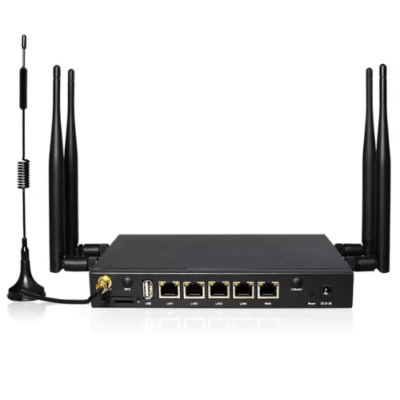 Dual-SIM 4G/5G LTE Cellular Modem with Gigabit Ethernet & Wi-Fi - Asset Track Pro