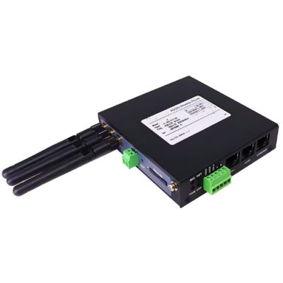 Industrial 4G LTE Cellular Router with Dual Ethernet and Serial Ports - Asset Track Pro