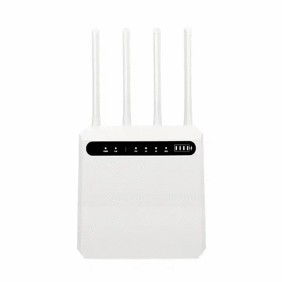 4G LTE Cellular Modem with 4000mAh Battery and External Antennas - Asset Track Pro