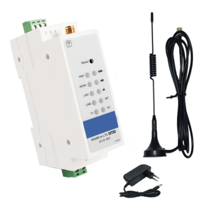 Global 4G Cellular Modem with RS485, SMS, and DIN-Rail Mount - Asset Track Pro