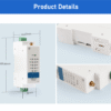 Global 4G Cellular Modem with RS485, SMS, and DIN-Rail Mount - Asset Track Pro
