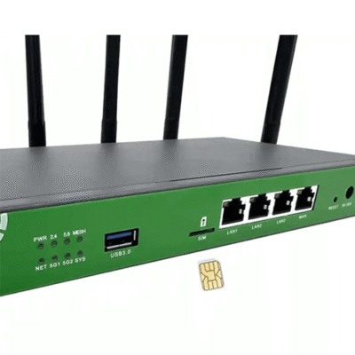 Dual-Core Multi-SIM 4G/5G Cellular Modem with Wi-Fi 6 and POE - Asset Track Pro
