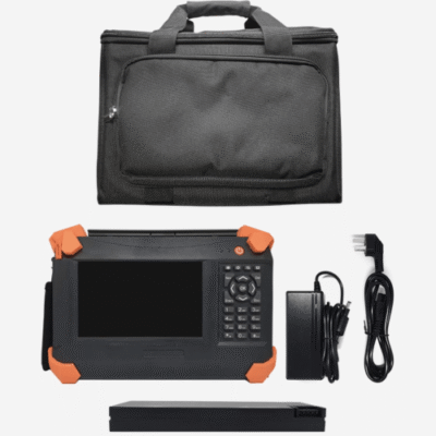 Comprehensive LAN Cable Tester with 10G SFP+ Optical Interface & 7" HD Display - Asset Track Pro