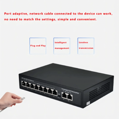 Asset Track Pro 10 Pt POE Ethernet Switch