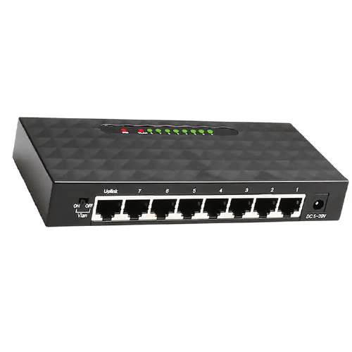 Asset Track Pro 8-Port Ethernet Network Switch