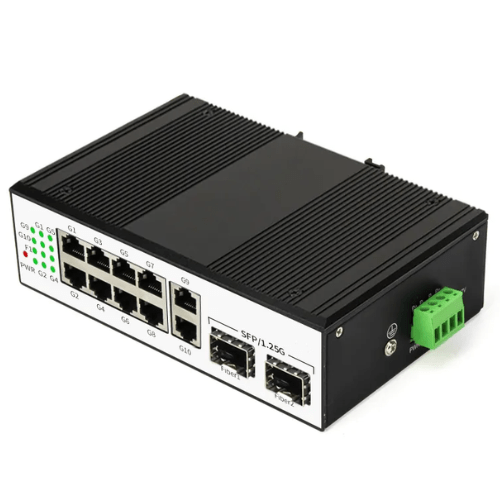 Asset Track Pro 8 Port Industrial POE Ethernet Switch - Image 2
