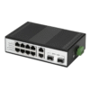 Asset Track Pro 8 Port Industrial POE Ethernet Switch