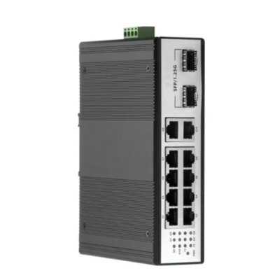 Asset Track Pro 8 Port Industrial POE Ethernet Switch