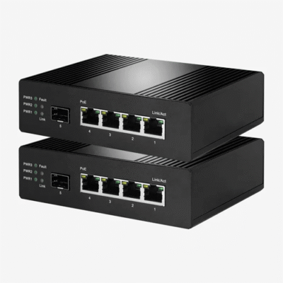 Asset Track Pro Industrial 4-Port POE Ethernet Switch