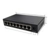 Asset Track Pro 8-port 10/100/1000mbps Gigabit Smart Ethernet Network Desktop Router Switch