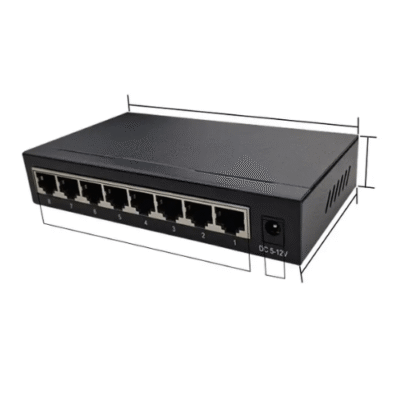 Asset Track Pro 8-port 10/100/1000mbps Gigabit Smart Ethernet Network Desktop Router Switch