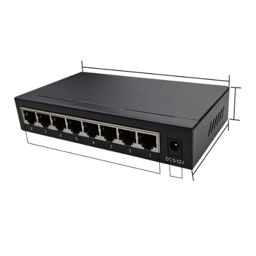 Asset Track Pro 8-port 10/100/1000mbps Gigabit Smart Ethernet Network Desktop Router Switch - Image 4