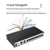 Asset Track Pro Vlan 10/100/1000mbps Ethernet Smart Switcher Game With 10-Ports Gigabit Switch