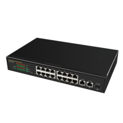 Asset Track Pro Economical Custom Design 16 Ports Poe Switch Ethernet Network Switches
