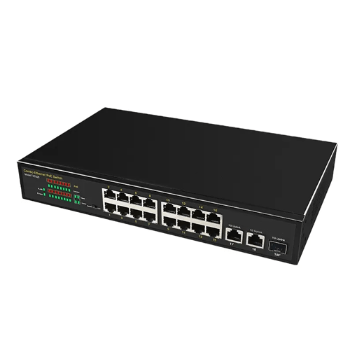 Asset Track Pro Economical Custom Design 16 Ports Poe Switch Ethernet Network Switches