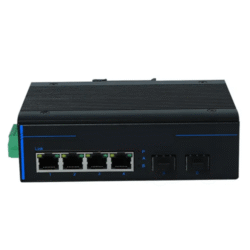 Asset Track Pro Industrial Grade Network Management type Gigabit 2 Optical 4 Electrical Fiber Extend Network Switches Ethernet Switch