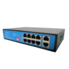 Asset Track Pro POE Switch 4 8 16 24 port 100 or 1000M Ethernet Fiber Switch POE Gigabit with 2 Uplink RJ45 Ports