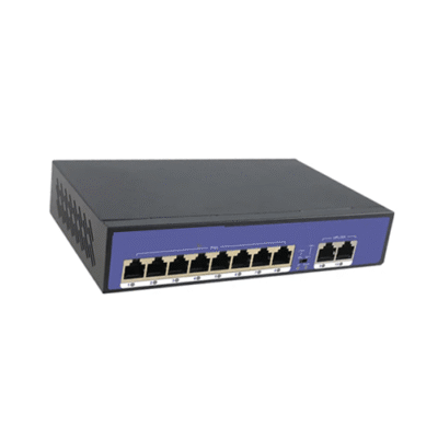 Asset Track Pro 10 or 100 M POE Switch Ethernet Port can support 10 or 100 Base-TX auto-detection with AC Power Supply