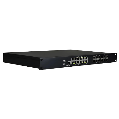 12 Ports LAN  and 12 SFP POE Managed Enterprise Network Switch - Asset Track Pro