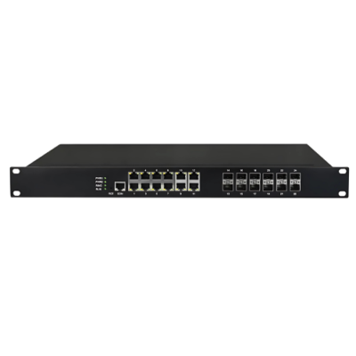 12 Ports LAN  and 12 SFP POE Managed Enterprise Network Switch - Asset Track Pro
