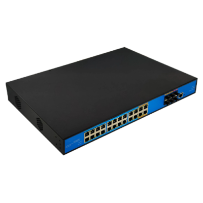 24 Port Switch Managed with Gigabit Network and Support PoE - Asset Track Pro