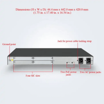 High-Speed Enterprise Router with 400 Mbit/s WAN & 512 MB RAM - Asset Track Pro