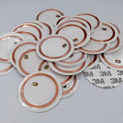 Read Write RFID Tag with Copper Wire Sticker - Asset Track Pro