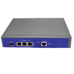 Gigabit Fiber Media Converter with 4 E1 Interfaces & 100M Ethernet Over IP - Asset Track Pro
